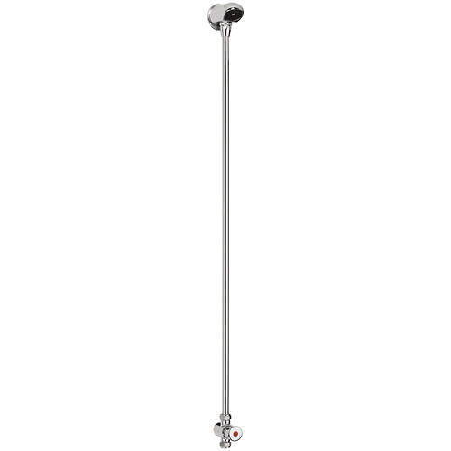 Bristan Commercial Exposed Time Flow Shower With Rigid Riser & Head.