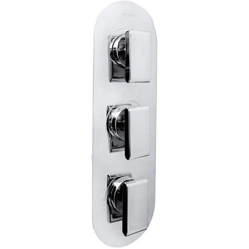 Bristan Pivot Concealed Shower Valve (2 Outlets, Chrome) CLEARANCE.