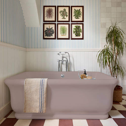 BC Designs Senator ColourKast Bath 1800mm (Satin Rose).
