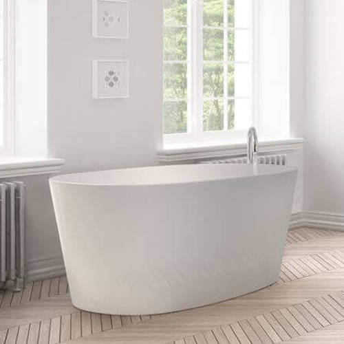 BC Designs Sorpressa Bath 1510mm (Polished White).
