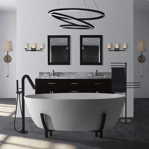 BC Designs Essex Bath With Stand 1510mm (Matt White).