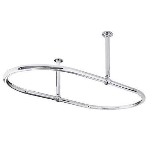 BC Designs Ceiling Mounted Shower Curtain Ring 685x1094mm.