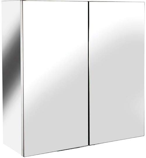 Croydex Cabinets Avon Small Mirror Bathroom Cabinet.  430x440x160mm.