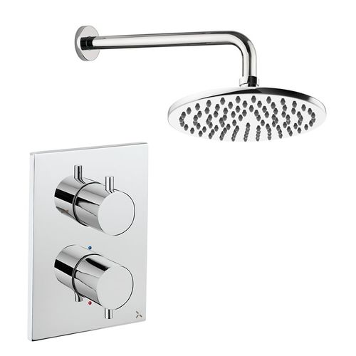 Crosswater MPRO Crossbox Shower Set 1 200mm (Chrome).