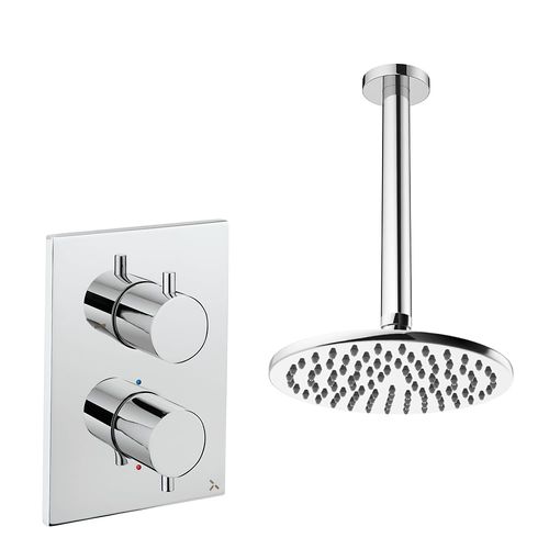 Crosswater MPRO Crossbox Shower Set 1 200mm (Chrome).
