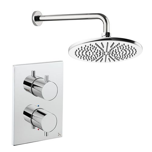 Crosswater MPRO Crossbox Shower Set 1 300mm (Chrome).