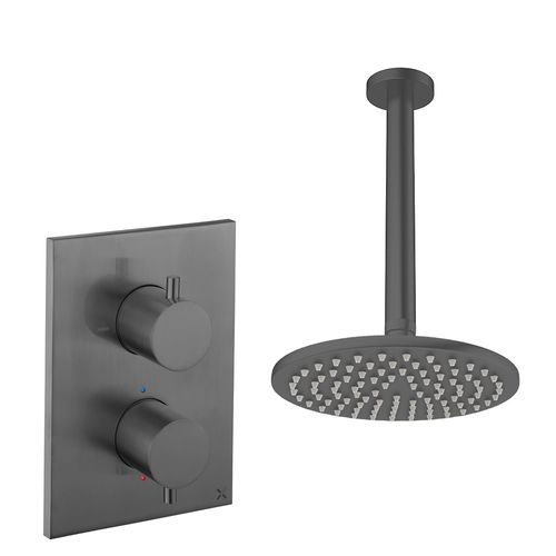 Crosswater MPRO Crossbox Shower Set 1 200mm (Slate).