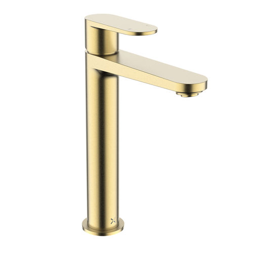 Crosswater Drift Tall Basin Mixer Tap With Waste (Br Brass).