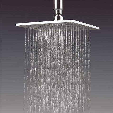 Crosswater Zion Square Shower Head 200x200mm (Chrome).