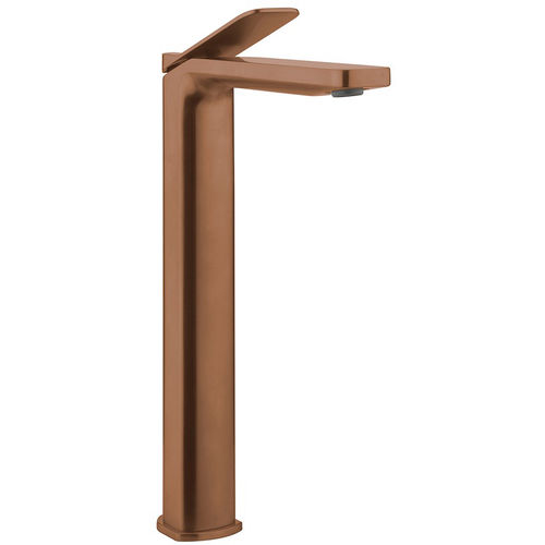 Crosswater Glide II Tall Basin Mixer Tap (Brushed Bronze).