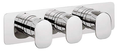 Crosswater KH Zero 2 Thermostatic Shower Valve With Diverter (3 Outlets).