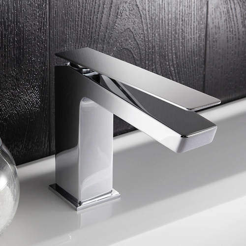 Crosswater KH Zero 3 Mono Basin Mixer Tap With Lever Handle (Chrome).