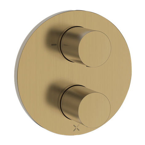 Crosswater Lazo Crossbox 1 Outlet Shower Valve (Br Brass).