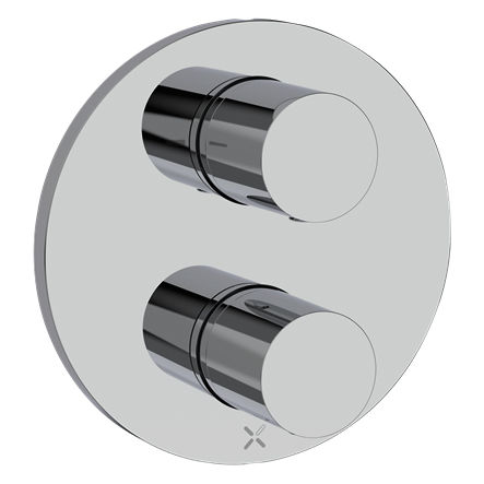 Crosswater Lazo Crossbox 2 Outlet Shower Valve (Chrome).