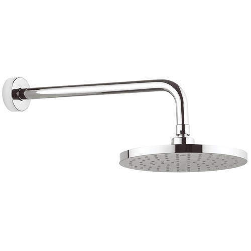 Crosswater Fusion Round Shower Head & Wall Arm (200mm).
