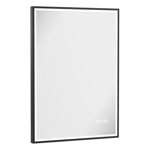 Crosswater MPRO LED Mirror 600x800mm (Matt Black Frame).