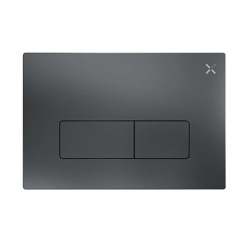 Crosswater MPRO Flush Plate With Dual Buttons (NEW - Slate).