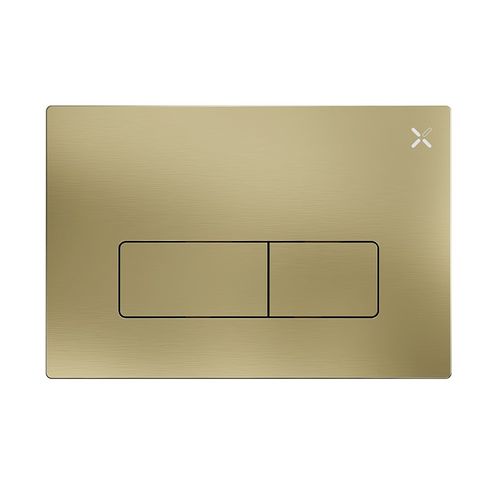 Crosswater MPRO Stainless Steel Flush Plate (NEW - Brushed Brass).