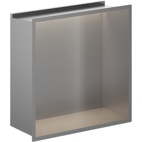 Crosswater Shower Niches Shower Niche With LED Light (305x305x80mm, Br Nickel).