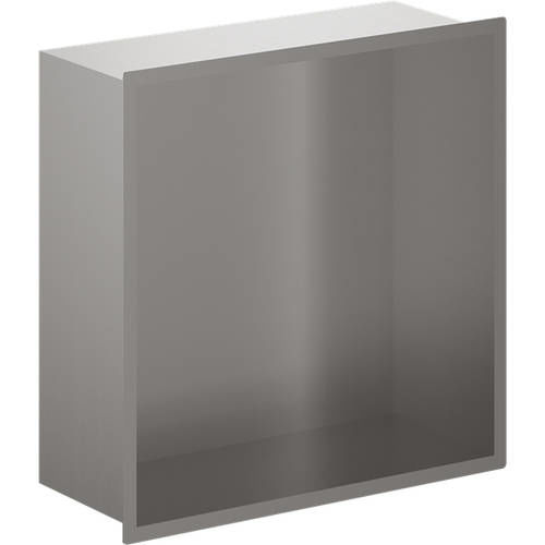 Crosswater Shower Niches Shower Niche (305x305x80mm, Nickel).