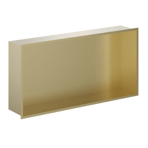 Crosswater Shower Niches Shower Niche (610x305x80mm, Brushed Brass).