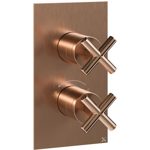 Crosswater MPRO Thermostatic Shower Valve (2 Way Diverter, Br Bronze).