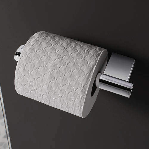 Crosswater Mike Pro Toilet Roll Holder (Chrome).