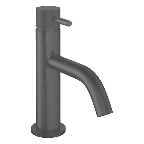 Crosswater MPRO Basin Mixer Tap With Knurled Handle (Slate).