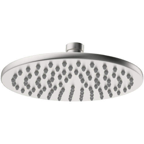 Crosswater MPRO Round Shower Head 300mm (Brushed Stainless Steel).