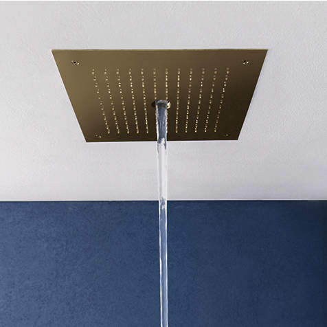 Crosswater MPRO Stream Shower Head (Brushed Brass).