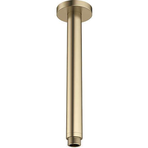 Crosswater MPRO Ceiling Mounted Shower Arm (Brushed Brass).