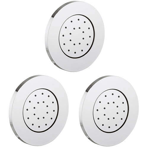 Crosswater Dial 3 x Dial Body Jets (Chrome).