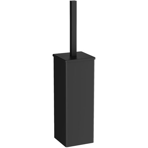 Crosswater Rotar Wall Mounted Toilet Brush & Holder (Matt Black).