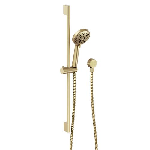 Crosswater MPRO Slide Rail Shower Kit (Brushed Brass).