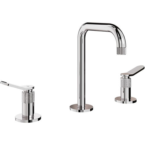 Crosswater Calix Basin Mixer Tap With Lever Handles (3TH, Chrome).