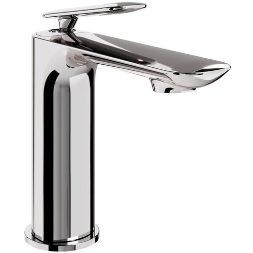 Crosswater Huck Mono Basin Mixer Tap With Lever Handle (Chrome).
