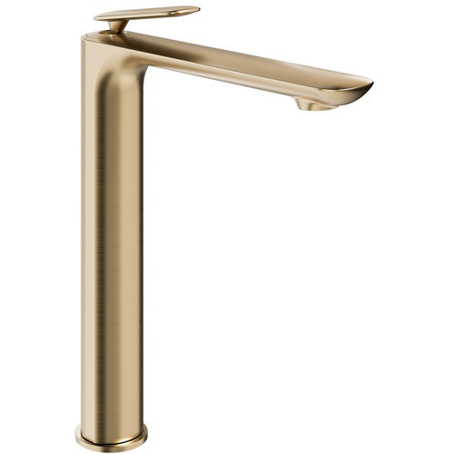 Crosswater Huck Tall Basin Mixer Tap With Lever Handle (Br Brass).