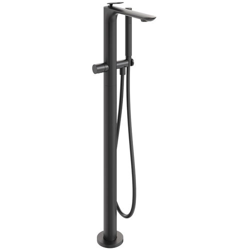 Crosswater Huck Floorstanding Bath Shower Mixer Tap (M Black).