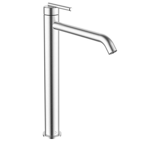 Crosswater 3ONE6 Tall Lever Basin Mixer Tap (Stainless Steel).