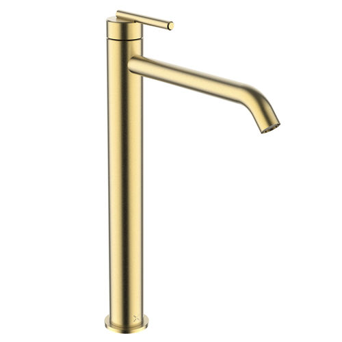 Crosswater 3ONE6 Tall Lever Basin Mixer Tap (Brushed Brass).