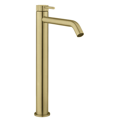 Crosswater 3ONE6 Tall Lever Basin Mixer Tap (Brushed Brass).