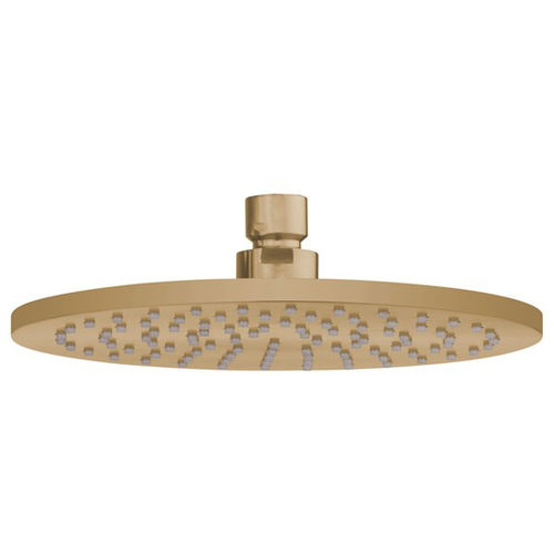 Crosswater 3ONE6 Round Shower Head 200mm (Brushed Brass).