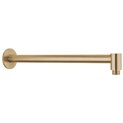 Crosswater 3ONE6 Wall Mounted Shower Arm (Brushed Brass).