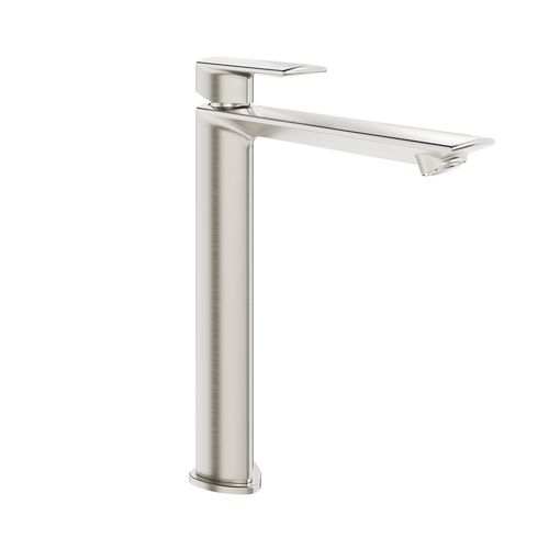 Crosswater Varda Tall Basin Mixer Tap With Lever Handle (Br Metallic).