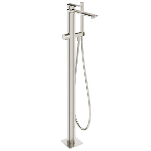 Crosswater Varda Floorstanding Bath Shower Mixer Tap (Br Metallic).