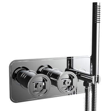 Crosswater UNION Shower Valve With Handset (2-Way, Chrome).