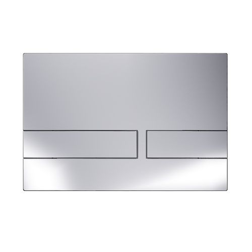 Crosswater Venue Flush Plate With Dual Buttons (NEW - Chrome).