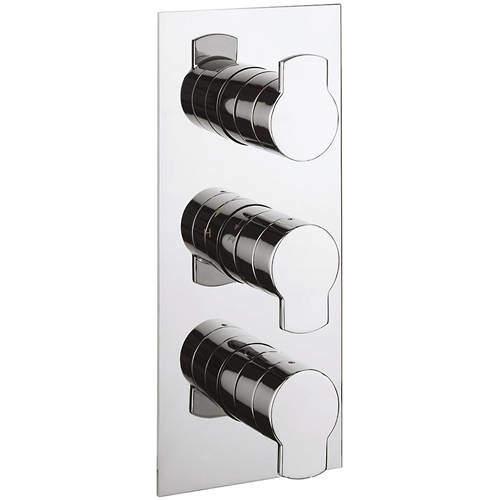 Crosswater Wisp Shower Valve With 3 Outlets & Diverter (Chrome).