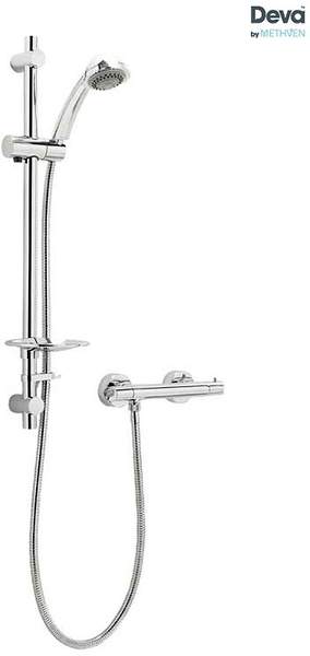 Deva Combi Thermostatic Bar Shower Valve With Multi Mode Kit (Chrome).