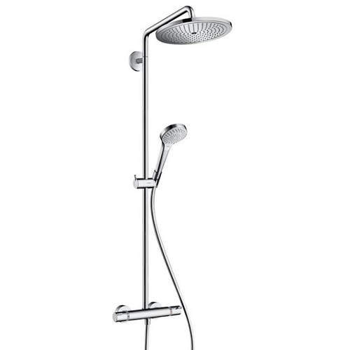 Hansgrohe Croma Select 280 Air 1 Jet Showerpipe Pack With EcoSmart.